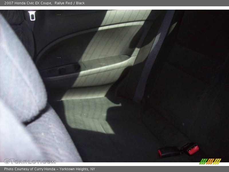 Rallye Red / Black 2007 Honda Civic EX Coupe