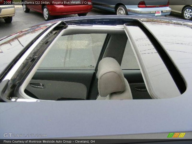 Regatta Blue Metallic / Gray 2008 Hyundai Elantra GLS Sedan