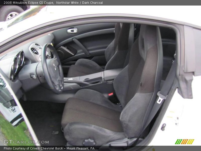 Northstar White / Dark Charcoal 2008 Mitsubishi Eclipse GS Coupe