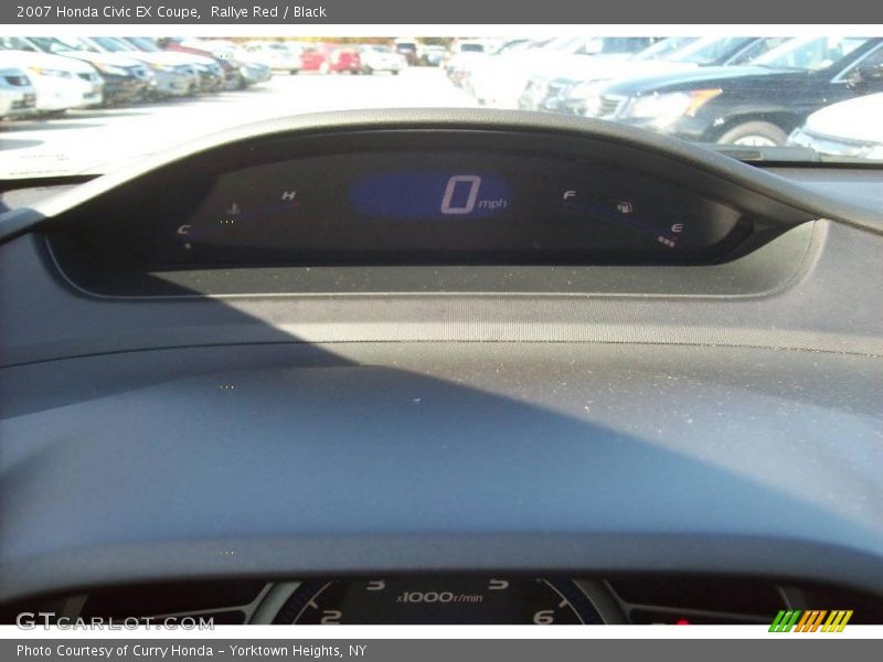 Rallye Red / Black 2007 Honda Civic EX Coupe