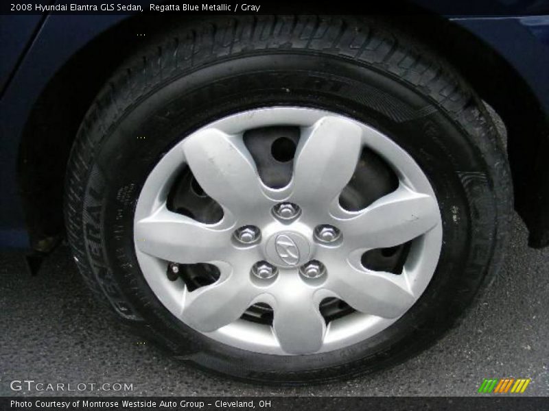 Regatta Blue Metallic / Gray 2008 Hyundai Elantra GLS Sedan