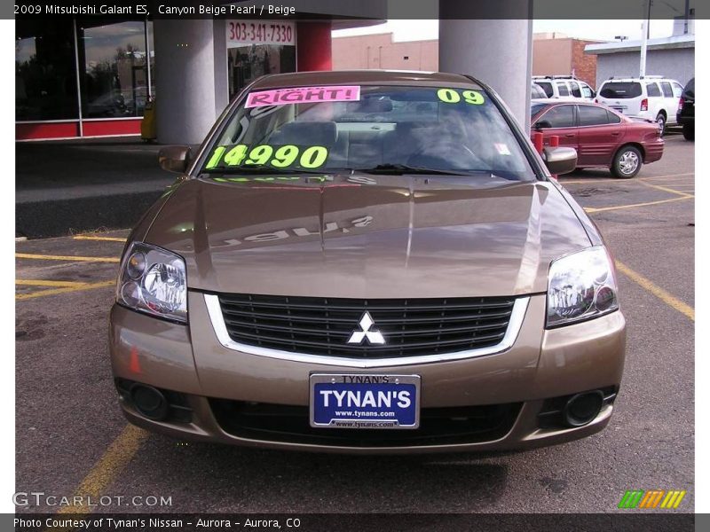 Canyon Beige Pearl / Beige 2009 Mitsubishi Galant ES
