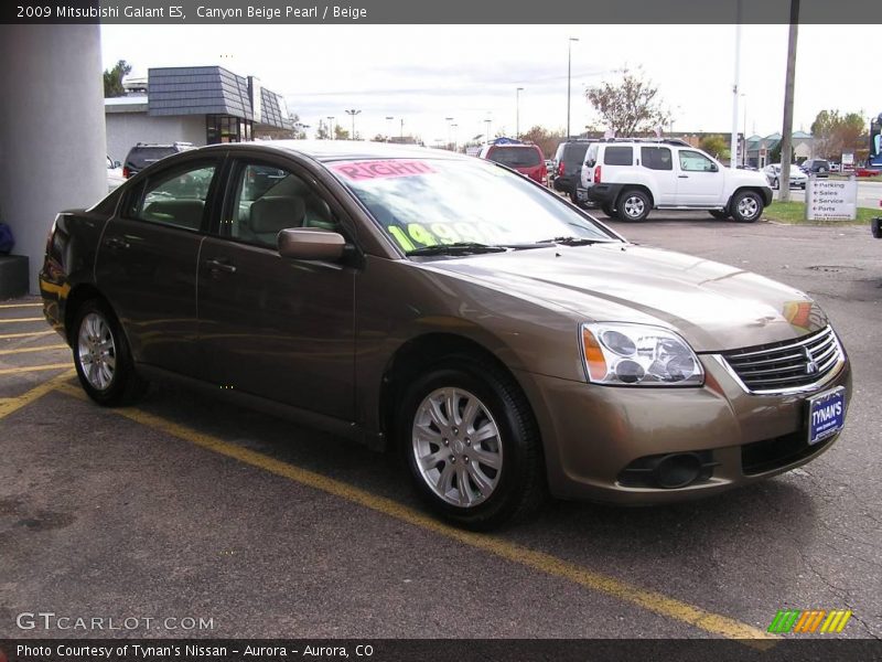 Canyon Beige Pearl / Beige 2009 Mitsubishi Galant ES
