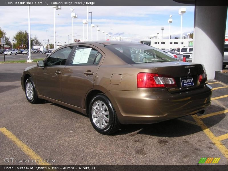 Canyon Beige Pearl / Beige 2009 Mitsubishi Galant ES