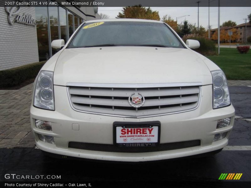 White Diamond / Ebony 2007 Cadillac STS 4 V6 AWD