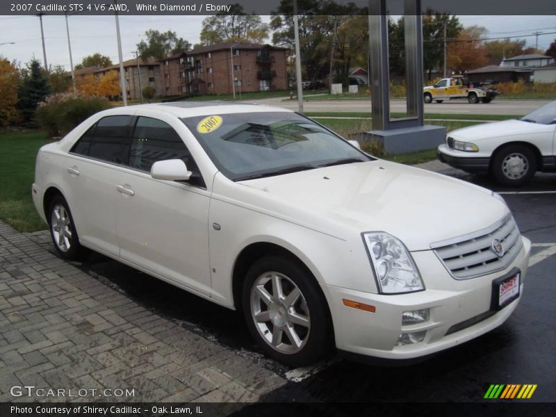 White Diamond / Ebony 2007 Cadillac STS 4 V6 AWD