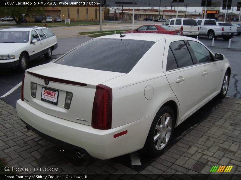 White Diamond / Ebony 2007 Cadillac STS 4 V6 AWD