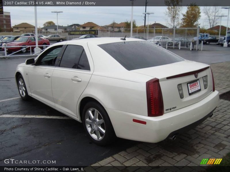 White Diamond / Ebony 2007 Cadillac STS 4 V6 AWD