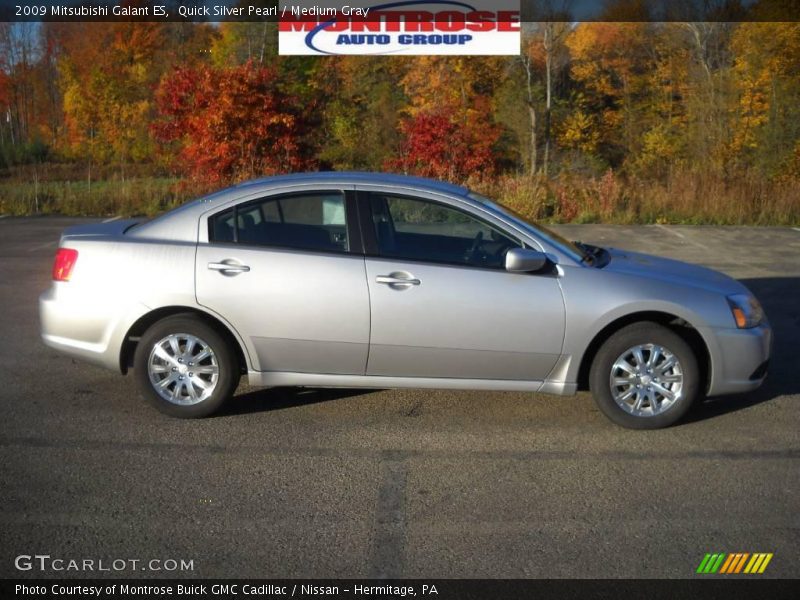 Quick Silver Pearl / Medium Gray 2009 Mitsubishi Galant ES