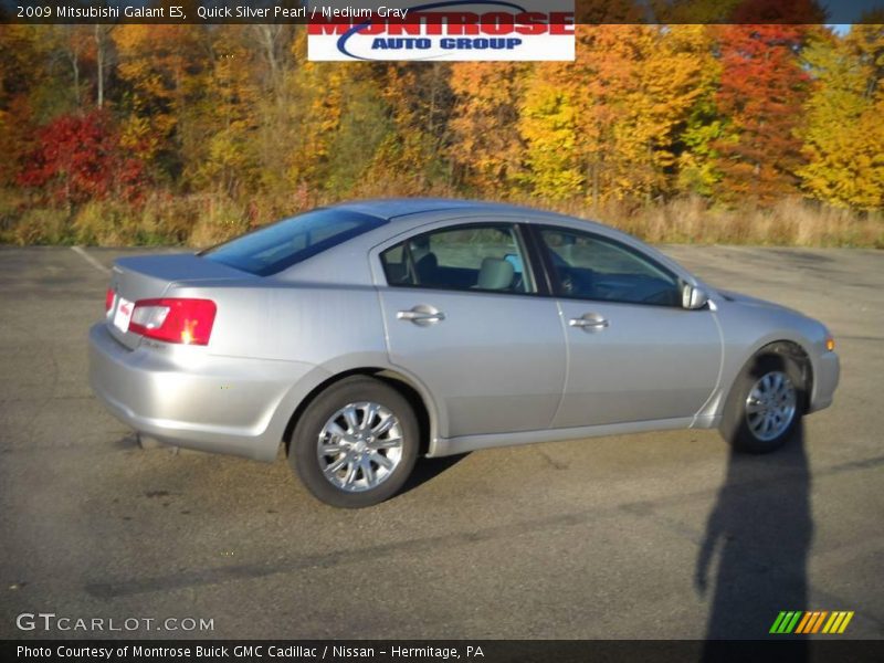 Quick Silver Pearl / Medium Gray 2009 Mitsubishi Galant ES