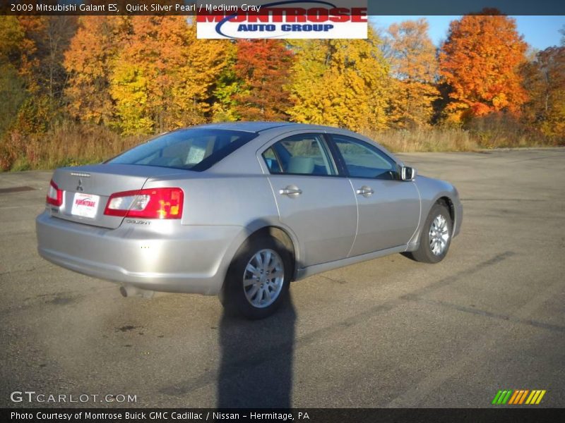 Quick Silver Pearl / Medium Gray 2009 Mitsubishi Galant ES