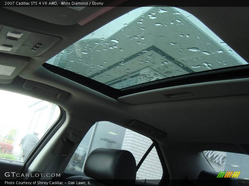 White Diamond / Ebony 2007 Cadillac STS 4 V6 AWD