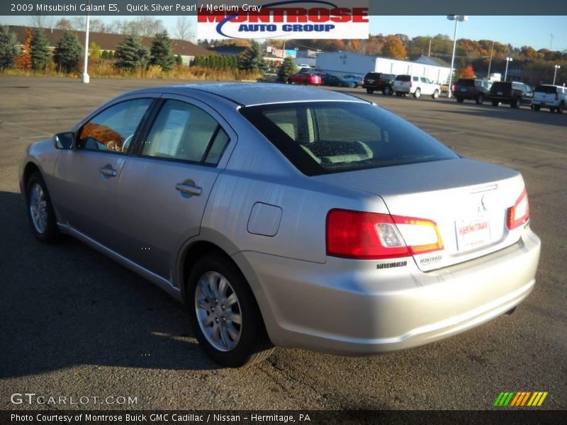 Quick Silver Pearl / Medium Gray 2009 Mitsubishi Galant ES