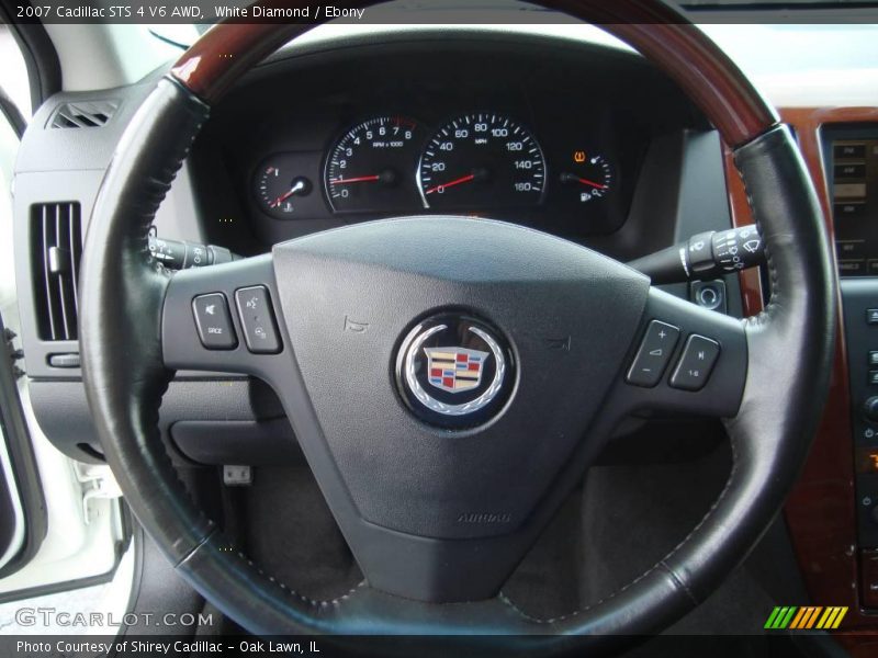 White Diamond / Ebony 2007 Cadillac STS 4 V6 AWD
