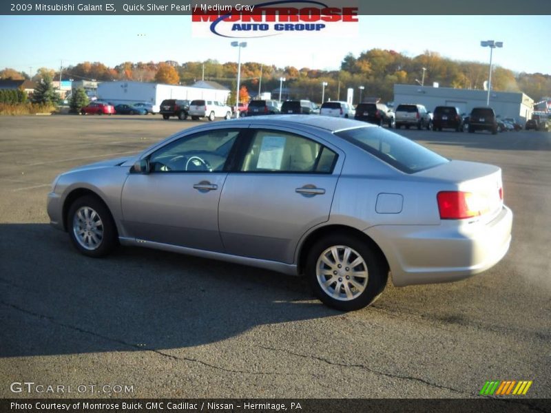 Quick Silver Pearl / Medium Gray 2009 Mitsubishi Galant ES