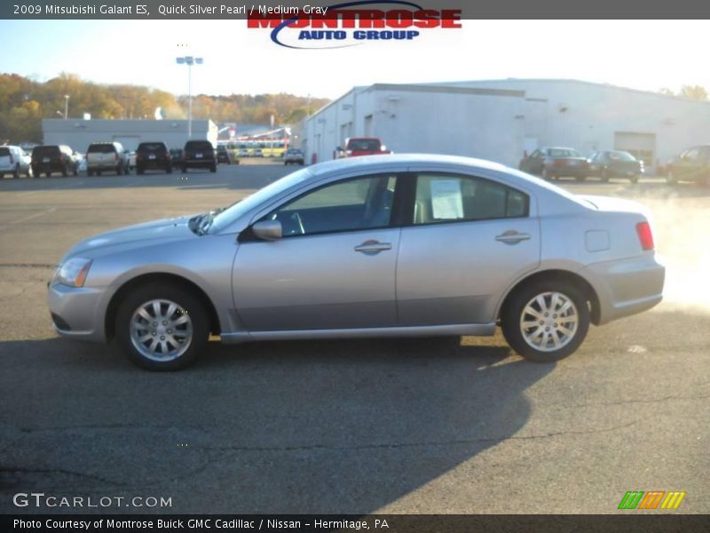 Quick Silver Pearl / Medium Gray 2009 Mitsubishi Galant ES