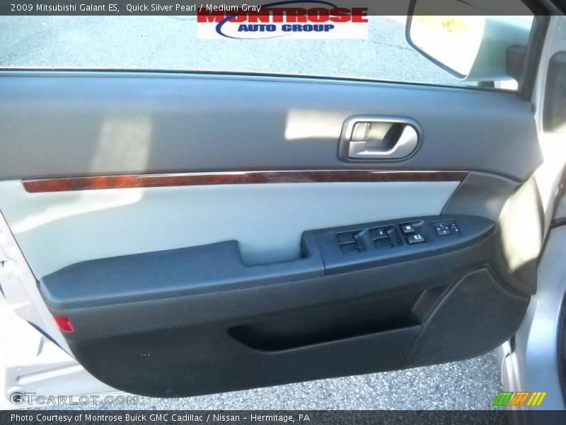 Quick Silver Pearl / Medium Gray 2009 Mitsubishi Galant ES