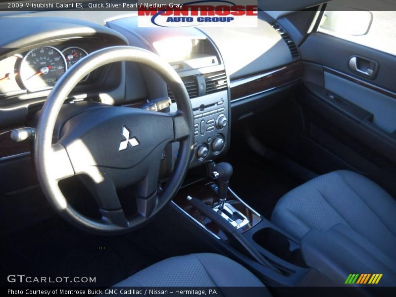 Quick Silver Pearl / Medium Gray 2009 Mitsubishi Galant ES