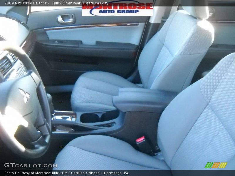 Quick Silver Pearl / Medium Gray 2009 Mitsubishi Galant ES