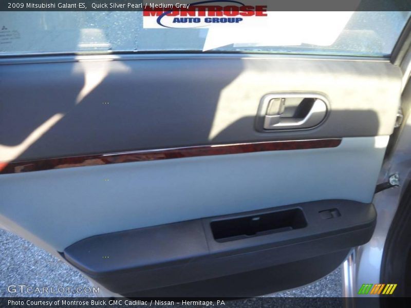 Quick Silver Pearl / Medium Gray 2009 Mitsubishi Galant ES