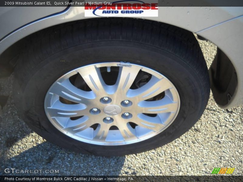 Quick Silver Pearl / Medium Gray 2009 Mitsubishi Galant ES