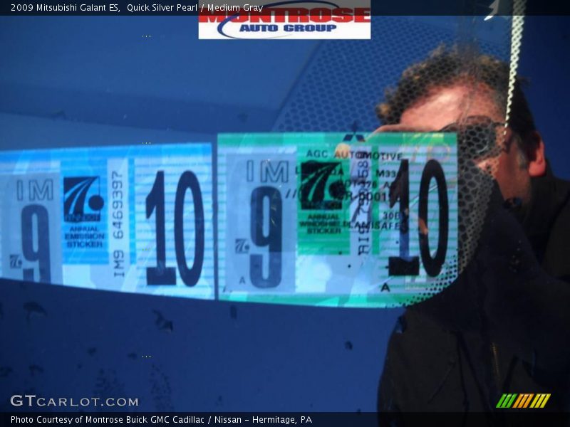 Quick Silver Pearl / Medium Gray 2009 Mitsubishi Galant ES