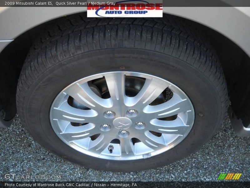Quick Silver Pearl / Medium Gray 2009 Mitsubishi Galant ES
