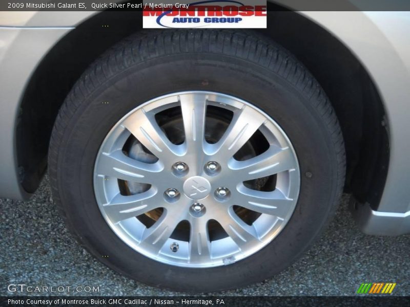 Quick Silver Pearl / Medium Gray 2009 Mitsubishi Galant ES