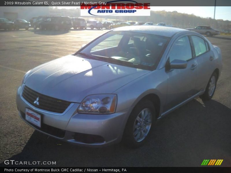 Quick Silver Pearl / Medium Gray 2009 Mitsubishi Galant ES