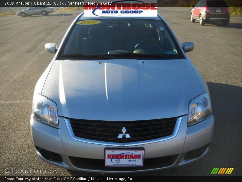 Quick Silver Pearl / Medium Gray 2009 Mitsubishi Galant ES