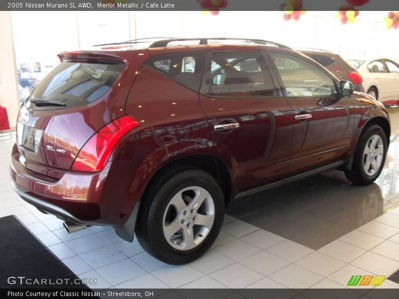 Merlot Metallic / Cafe Latte 2005 Nissan Murano SL AWD