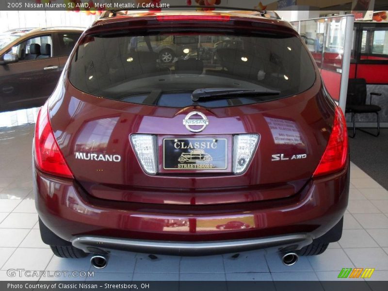 Merlot Metallic / Cafe Latte 2005 Nissan Murano SL AWD