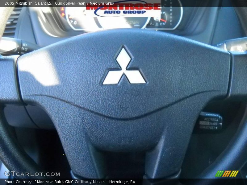Quick Silver Pearl / Medium Gray 2009 Mitsubishi Galant ES