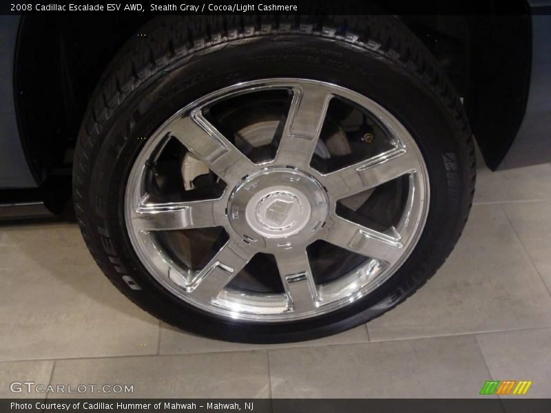 Stealth Gray / Cocoa/Light Cashmere 2008 Cadillac Escalade ESV AWD