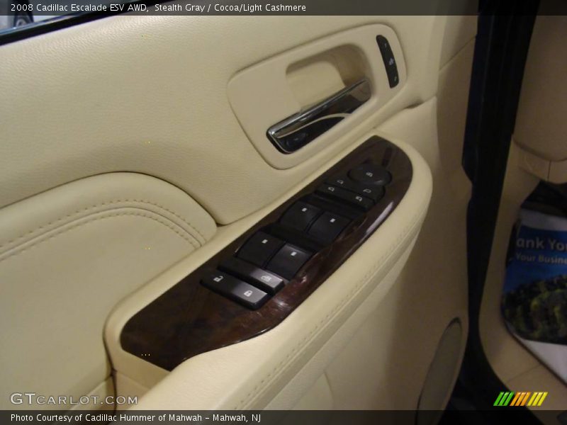 Stealth Gray / Cocoa/Light Cashmere 2008 Cadillac Escalade ESV AWD