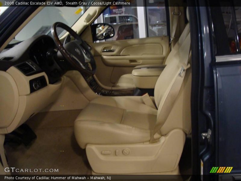 Stealth Gray / Cocoa/Light Cashmere 2008 Cadillac Escalade ESV AWD
