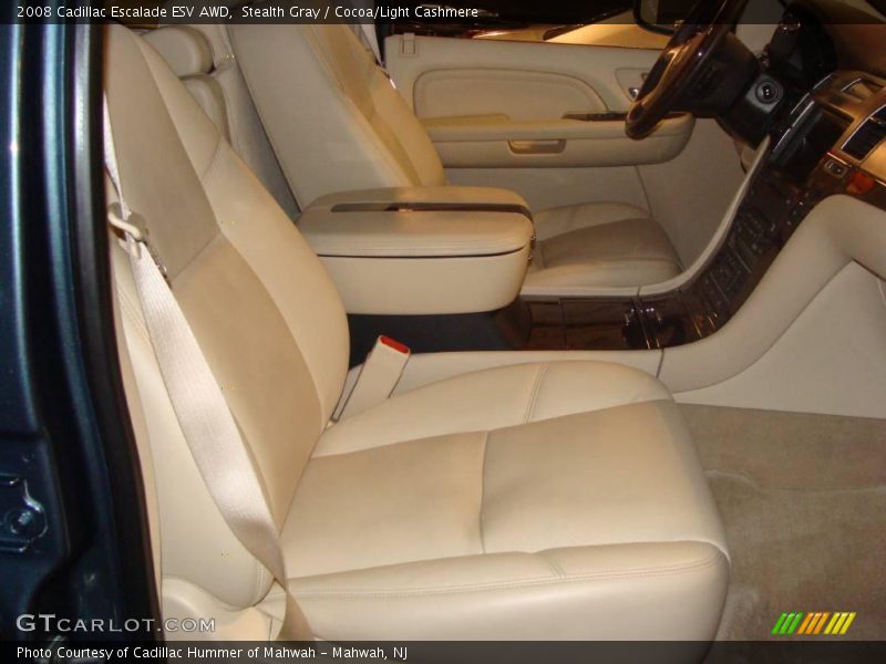 Stealth Gray / Cocoa/Light Cashmere 2008 Cadillac Escalade ESV AWD