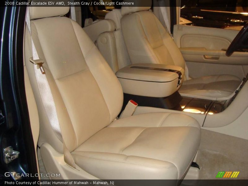 Stealth Gray / Cocoa/Light Cashmere 2008 Cadillac Escalade ESV AWD