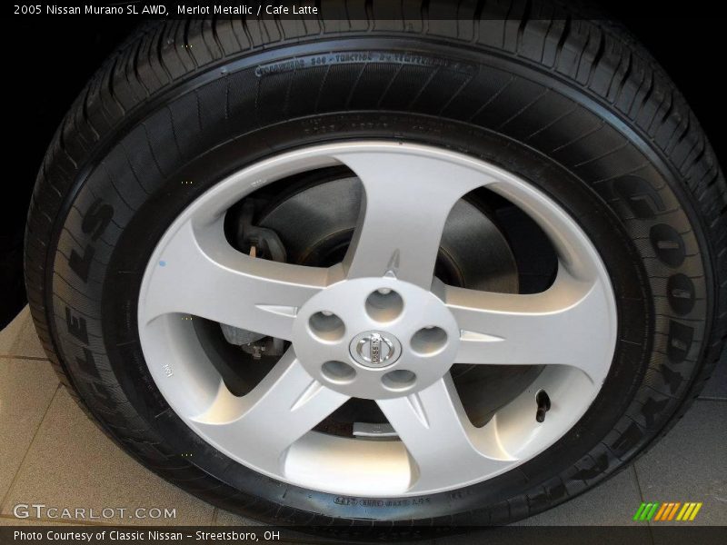 Merlot Metallic / Cafe Latte 2005 Nissan Murano SL AWD
