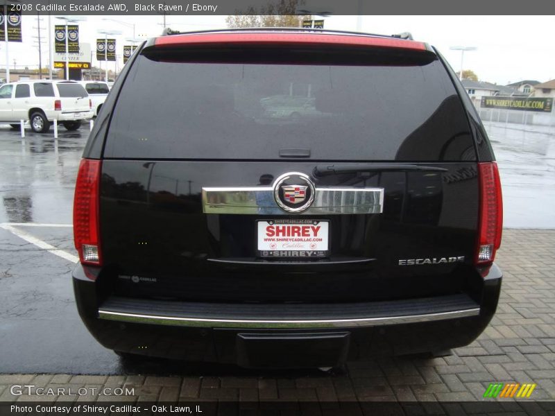 Black Raven / Ebony 2008 Cadillac Escalade AWD