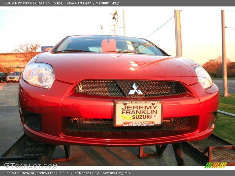 Rave Red Pearl / Medium Gray 2009 Mitsubishi Eclipse GS Coupe