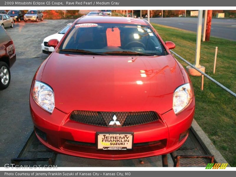 Rave Red Pearl / Medium Gray 2009 Mitsubishi Eclipse GS Coupe