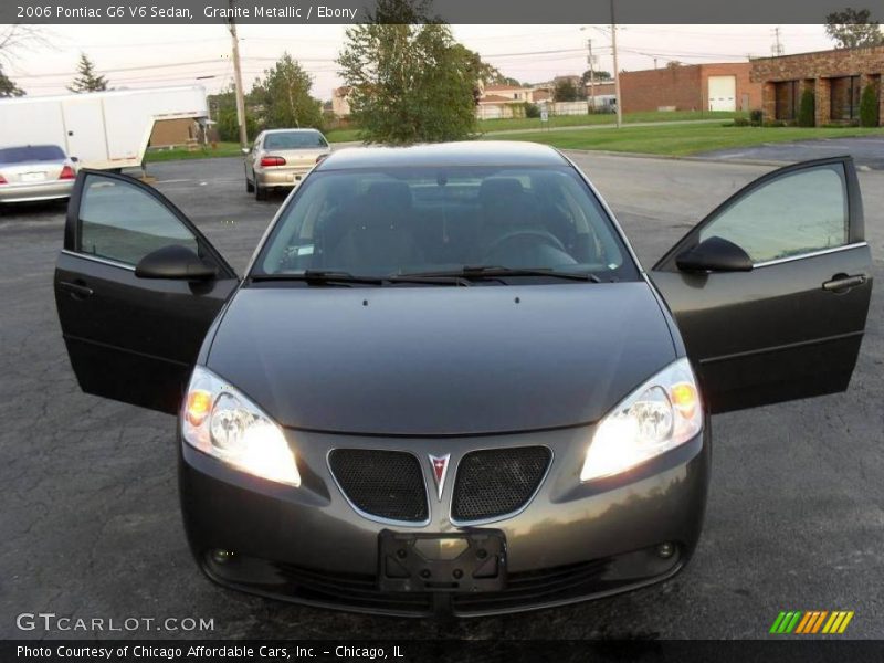 Granite Metallic / Ebony 2006 Pontiac G6 V6 Sedan
