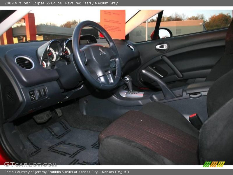 Rave Red Pearl / Medium Gray 2009 Mitsubishi Eclipse GS Coupe