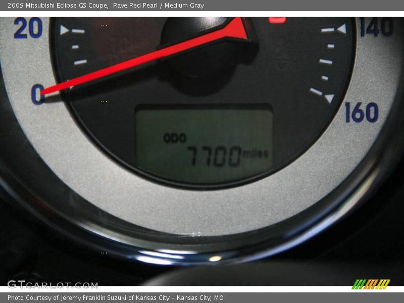 Rave Red Pearl / Medium Gray 2009 Mitsubishi Eclipse GS Coupe