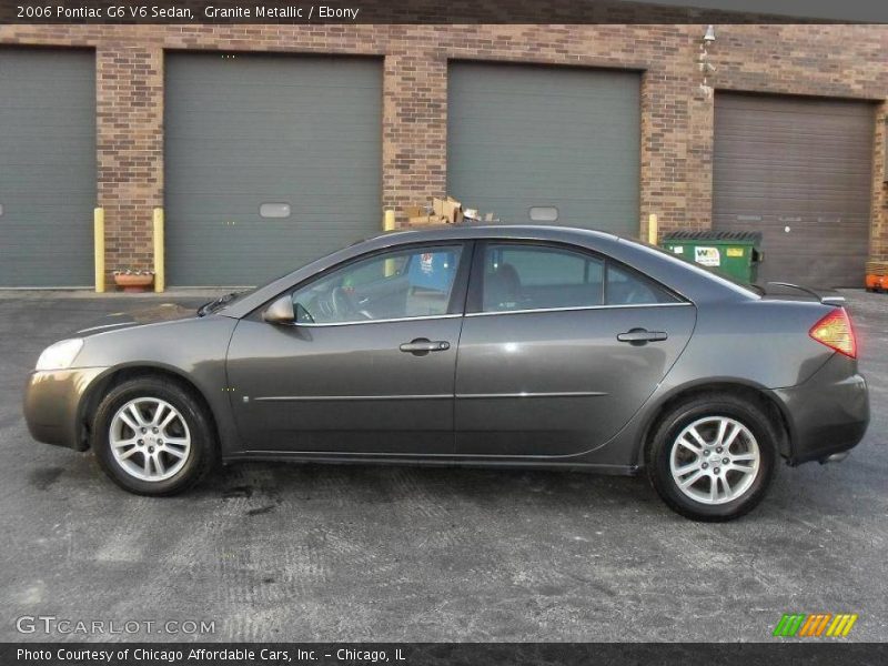 Granite Metallic / Ebony 2006 Pontiac G6 V6 Sedan