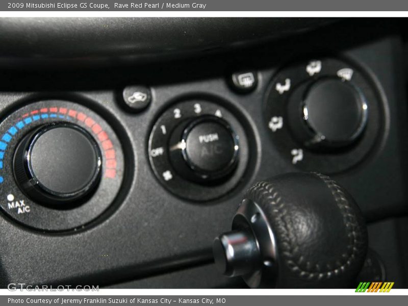Rave Red Pearl / Medium Gray 2009 Mitsubishi Eclipse GS Coupe