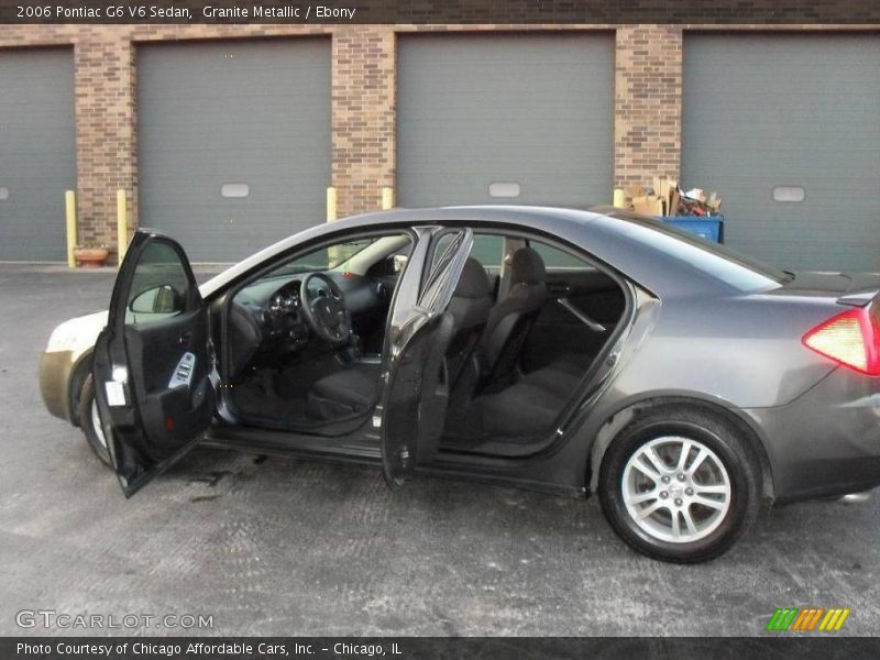 Granite Metallic / Ebony 2006 Pontiac G6 V6 Sedan