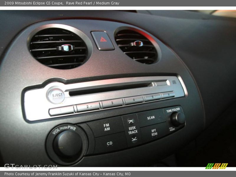 Rave Red Pearl / Medium Gray 2009 Mitsubishi Eclipse GS Coupe