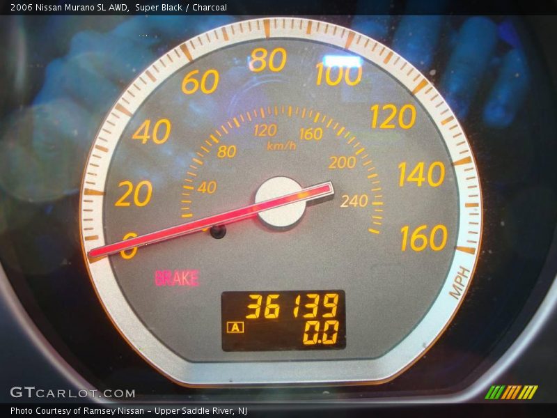 Super Black / Charcoal 2006 Nissan Murano SL AWD